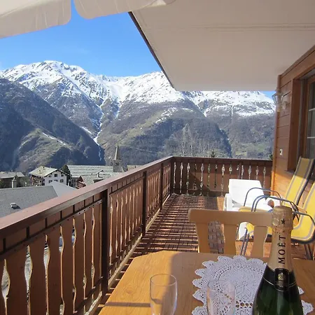 Appartement in 1700m mit Traumblick Grächen Exterior foto